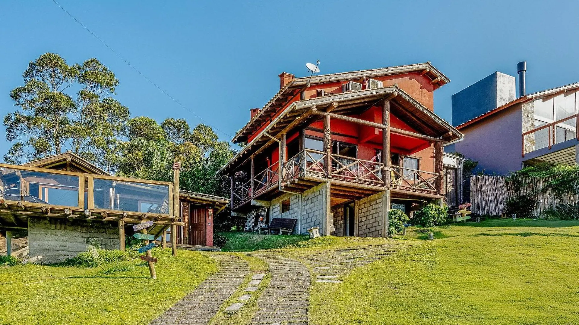 Vila Bela Casa Rustica C/ Piscina Em Garopaba Egf000